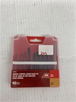 New 10pc general purpose jigsaw blade set