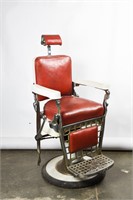 VINTAGE EMIL J. PAIDAR BARBER SHOP CHAIR