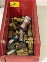 TOTE OF AIR HOSE COUPLERS
