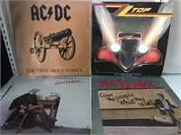 AC/DC, ZZ Top, Monks, Kinks LPs