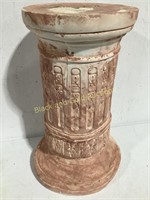Painted Plaster Column Pedestal