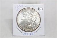 1881S BU Morgan Silver Dollar