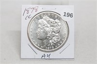 1878CC AU Morgan Silver Dollar