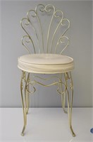 Gold and Ivory Chair