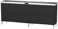 Trademark Innovations Portable Bar Table, Black