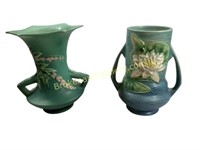 Two Roseville Art Pottery Vases