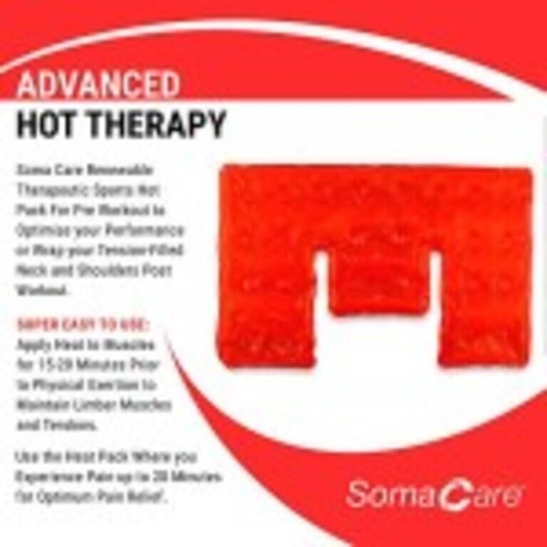 SomaCare Back Pain Relief Reusable Hot Pack for