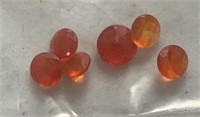 2.70 CTN Mexican Fire Opal (6) Gem Stones