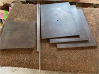 steel plates- see sizes in pictures