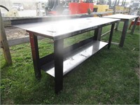 New/Unused 29" X 90" Steel Work Bench