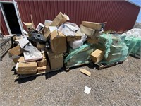 Seven Pallets of new & used motorcycle parts,