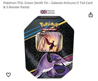 Pokémon TCG: Crown Zenith Tin -
