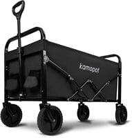 Kamopot Collapsible Wagon Cart, 220lb Black