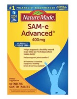 Nature Made SAM-e Advanced 400 mg $40