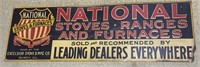 Nice Old Tin National Stove Ranges & Furnaces Tin