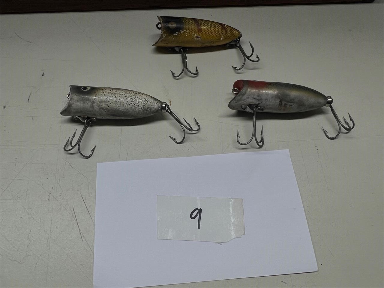 3 HEDDON BABY LUCKY 13 LURES