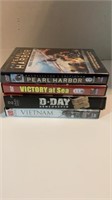 (4) WWII & Vietnam War DVD Sets