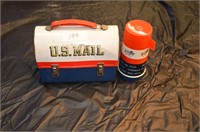 Vintage US Metal Lunchbox with Thermos