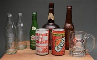 Vintage Glass Bottle Collection +