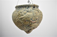 Hanging Clay Pottery Bird Parrot Planter