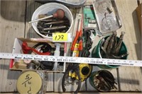 Vice grips, chisle, oil filter wrench, etc.
