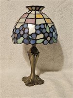 PartyLite Tiffany Style Glass Candle Holder