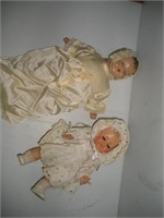 2 Vintage Dolls, Vinyl Doll Marked Alexander-12 in