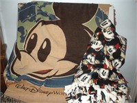 Disney Woven Throw and Hand Knotted Blanket