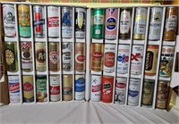 Beer Can Tote/Display w/ 48 Different Cans