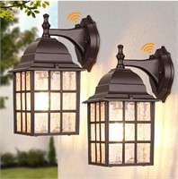 Open Box 2-Pack Dusk to Dawn Outdoor Lights for Ho