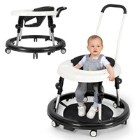 Updated Baby Walker  9 Heights  Black