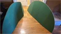 Round green table top cover