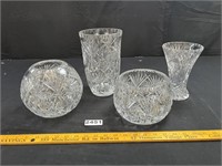 Violetta Crystal (Poland) Vases/Bowls