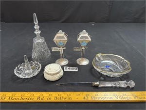 Pepper Shakers, Crystal Bell, Trinket Box, More
