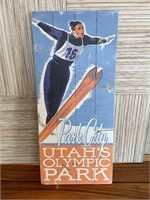 Park City Utah's Olympic Park Print on Wood Board