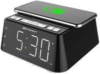 Emerson Radio Wireless Charging Alarm Clock