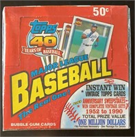 Sealed Topps 40 Years of Baseball Card Box