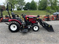 Yanmar 324 Tractor w/ Loader & Mowing Deck