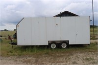 Enclosed cargo trailer 19'4" (has title)
