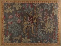 Continental Woven Wool Tapestry Panel