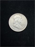 1959 D Benjamin Franklin Half Dollar