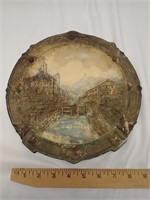 C1)  Austrian Collector Plate, Old, Cesetzlich