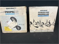 Two boat motor propellers new in box