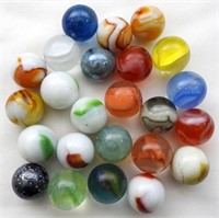 24 Vintage Shooter Marbles!