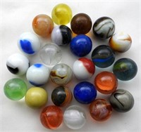 24 Vintage Shooter Marbles!