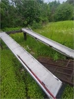 Pair of 15-ft aluminum ramps