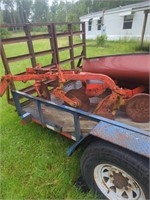 Two bottom three-point hitch plow