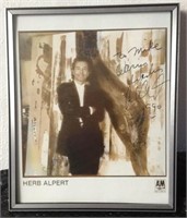 Herb Alpert Signed Photo 11x9"