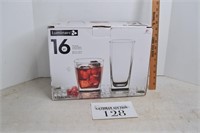 16 pc Glass Set (New in Box)