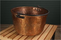 Copper Kettle with Wrought Iron Bale Handle